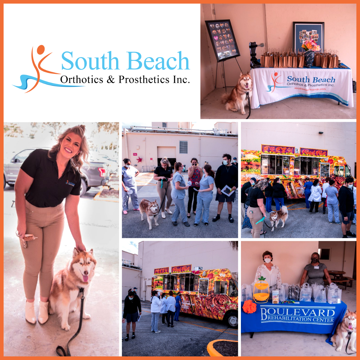 South Beach Prosthetics Partners with Boulevard Rehabilitation Center to Provide Catered Lunch to JFK Medical Center’s Staff.