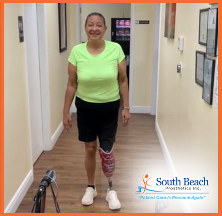 Embracing Newfound Freedom: Ms. Riviera’s Inspirational Journey with South Beach Prosthetics